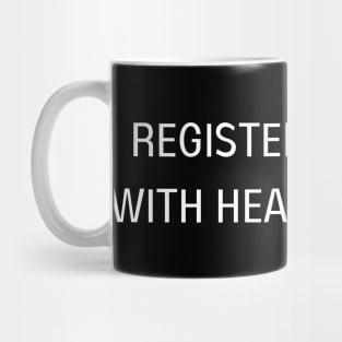 registered nurse with healing hands Mug